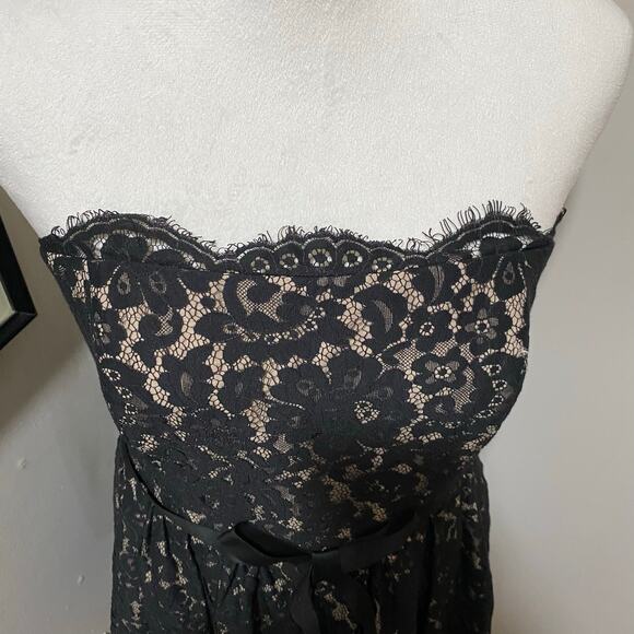 NEW WITH TAGS Robert Rodriguez Neiman Marcus Target Black Lace Dress Size 12 - Picture 6 of 15